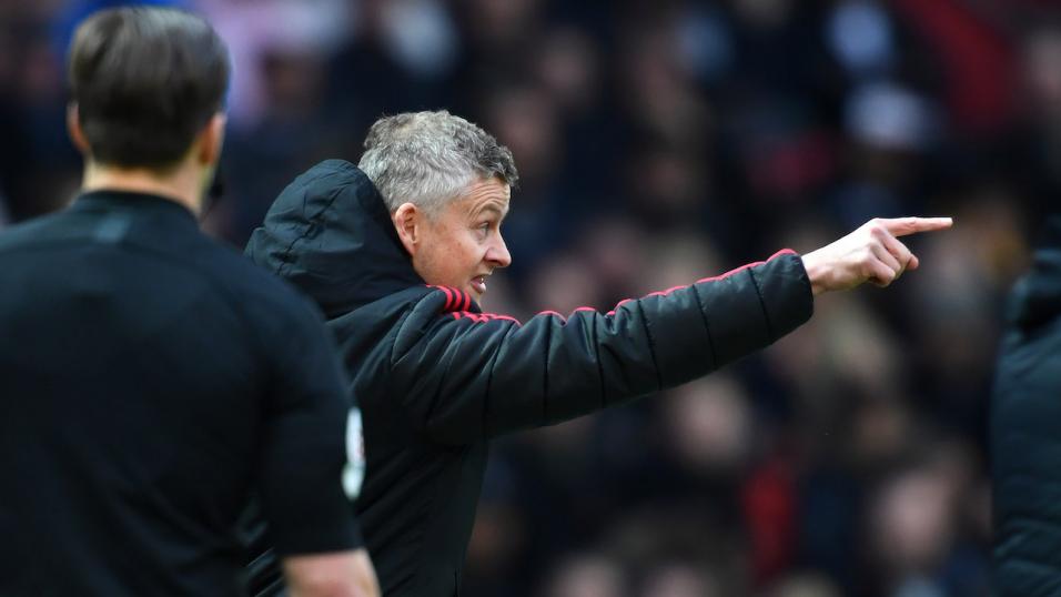 Manchester United manager Ole Gunnar Solskjaer. e